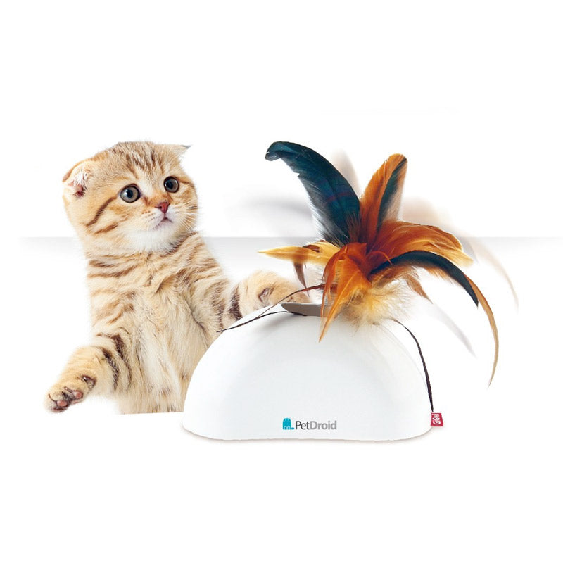 GIGWI Petdroid Feather Hider with Sound Module & Motion Sensor