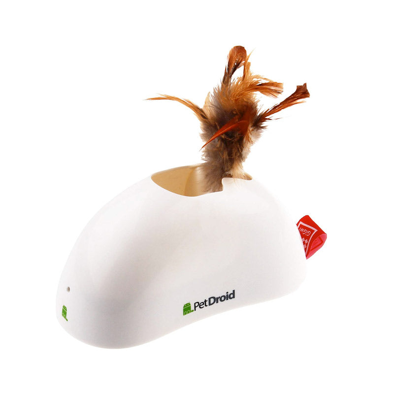 GIGWI Petdroid Feather Hider with Sound Module & Motion Sensor