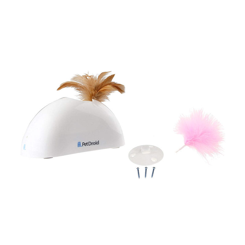 GIGWI Petdroid Feather Hider with Sound Module & Motion Sensor