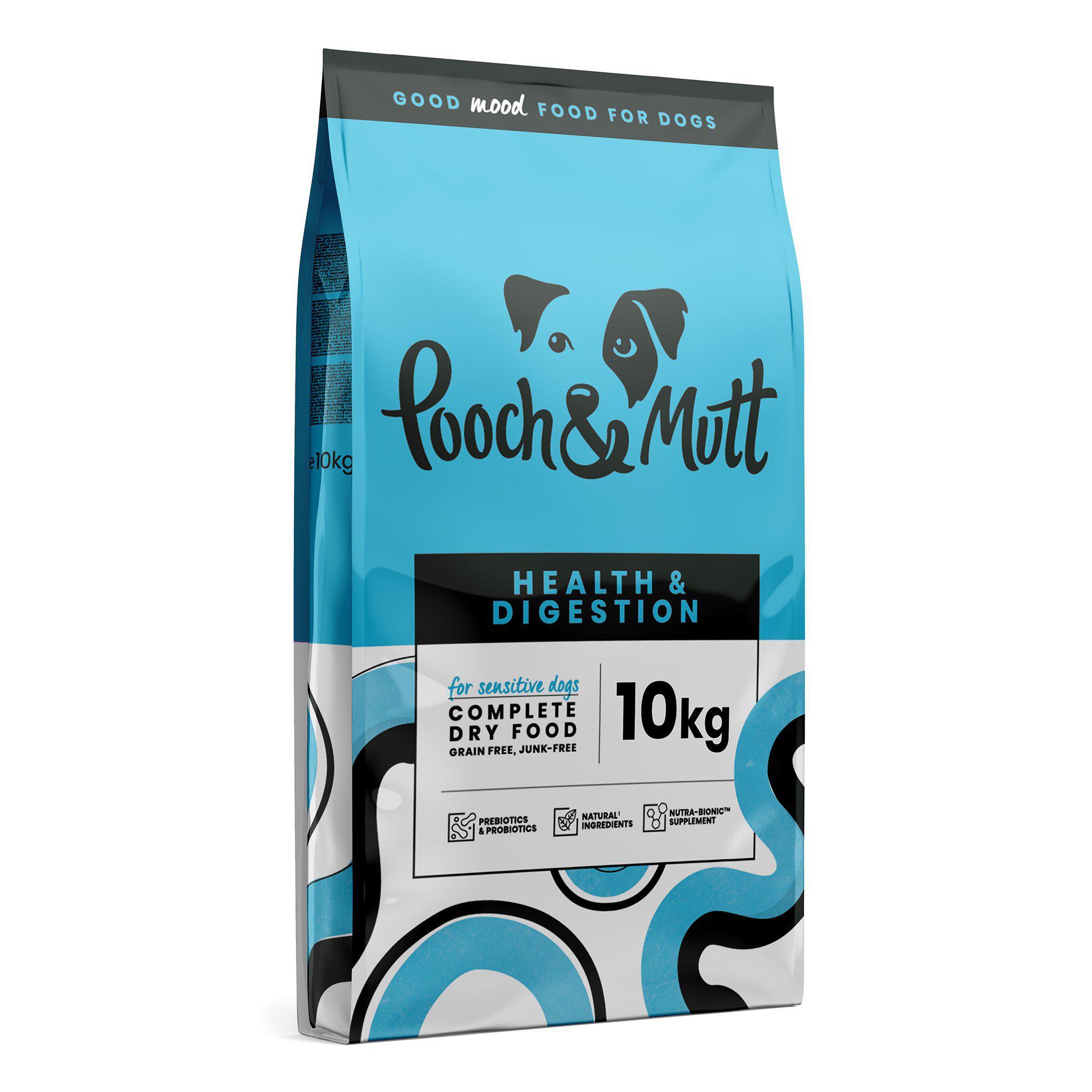 POOCH & MUTT Dog Dry Food Health & Digestion With Salmon