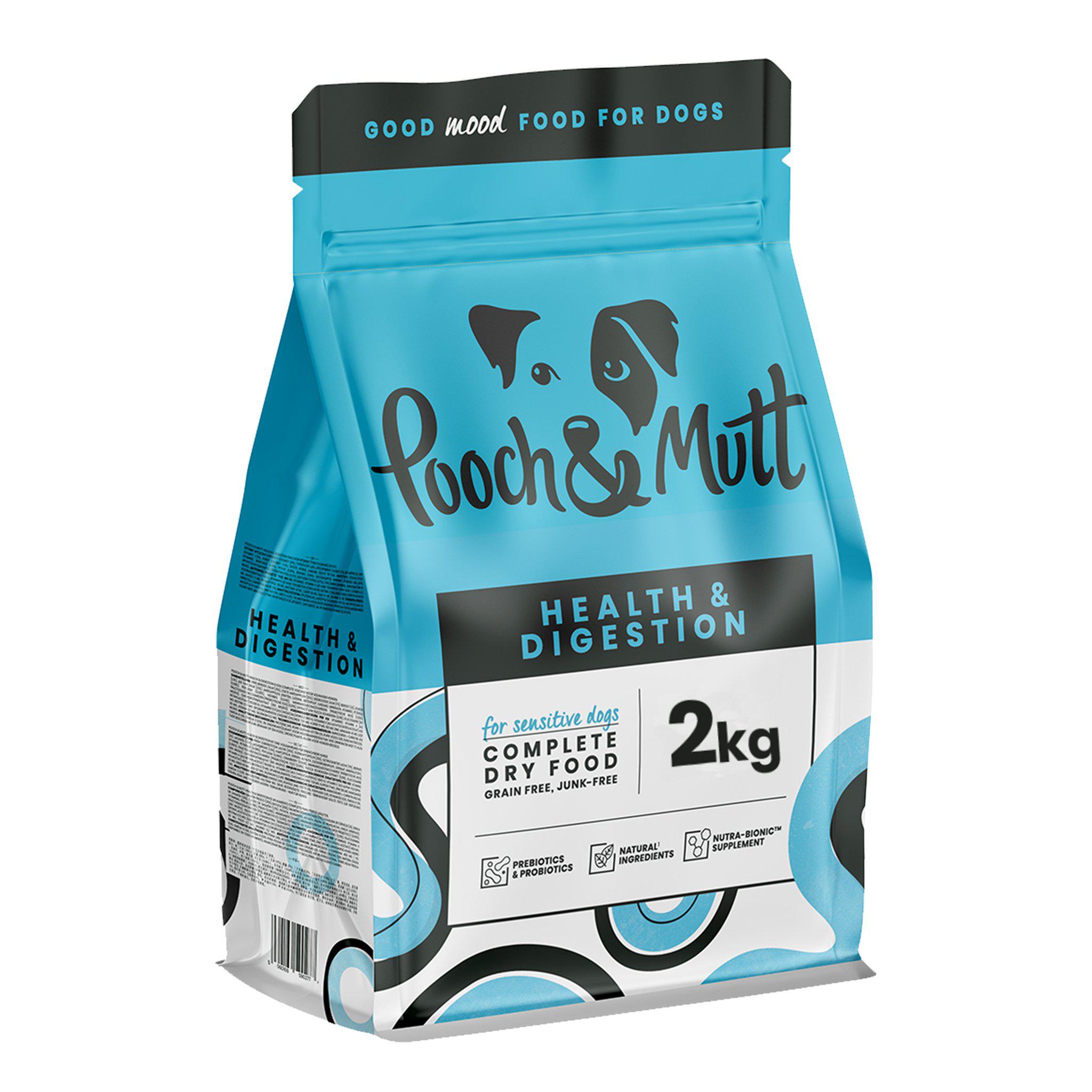 POOCH & MUTT Dog Dry Food Health & Digestion With Salmon