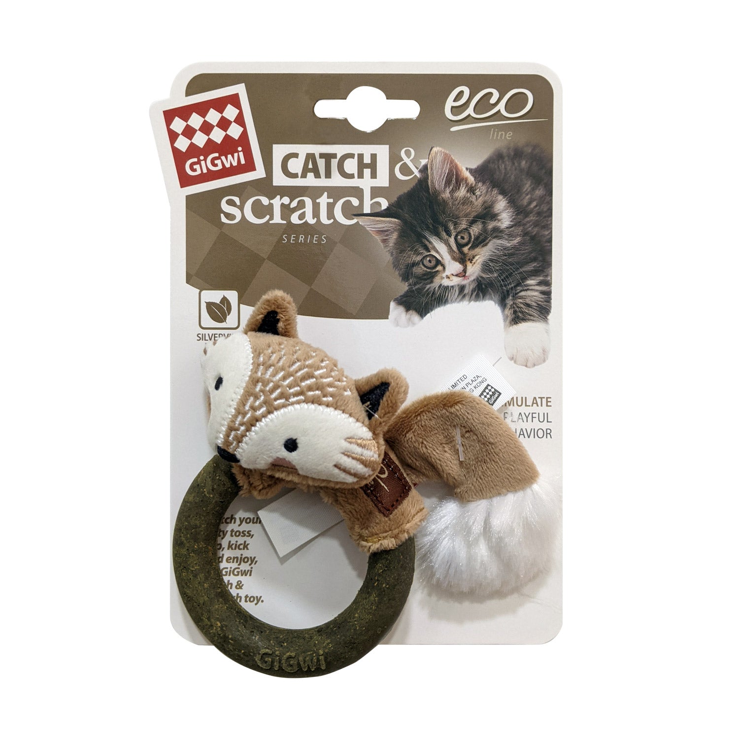 GIGWI Catch & Scratch Eco Line (Fox)