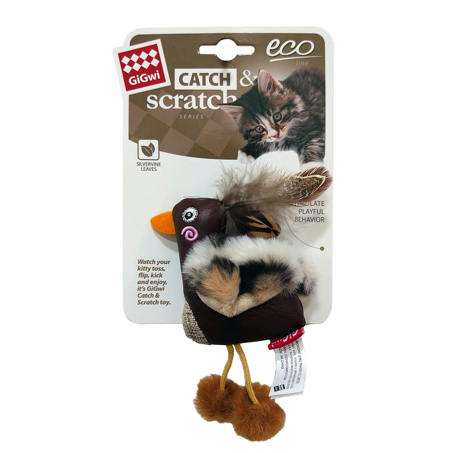 GIGWI Catch & Scratch Eco Line (Duck)