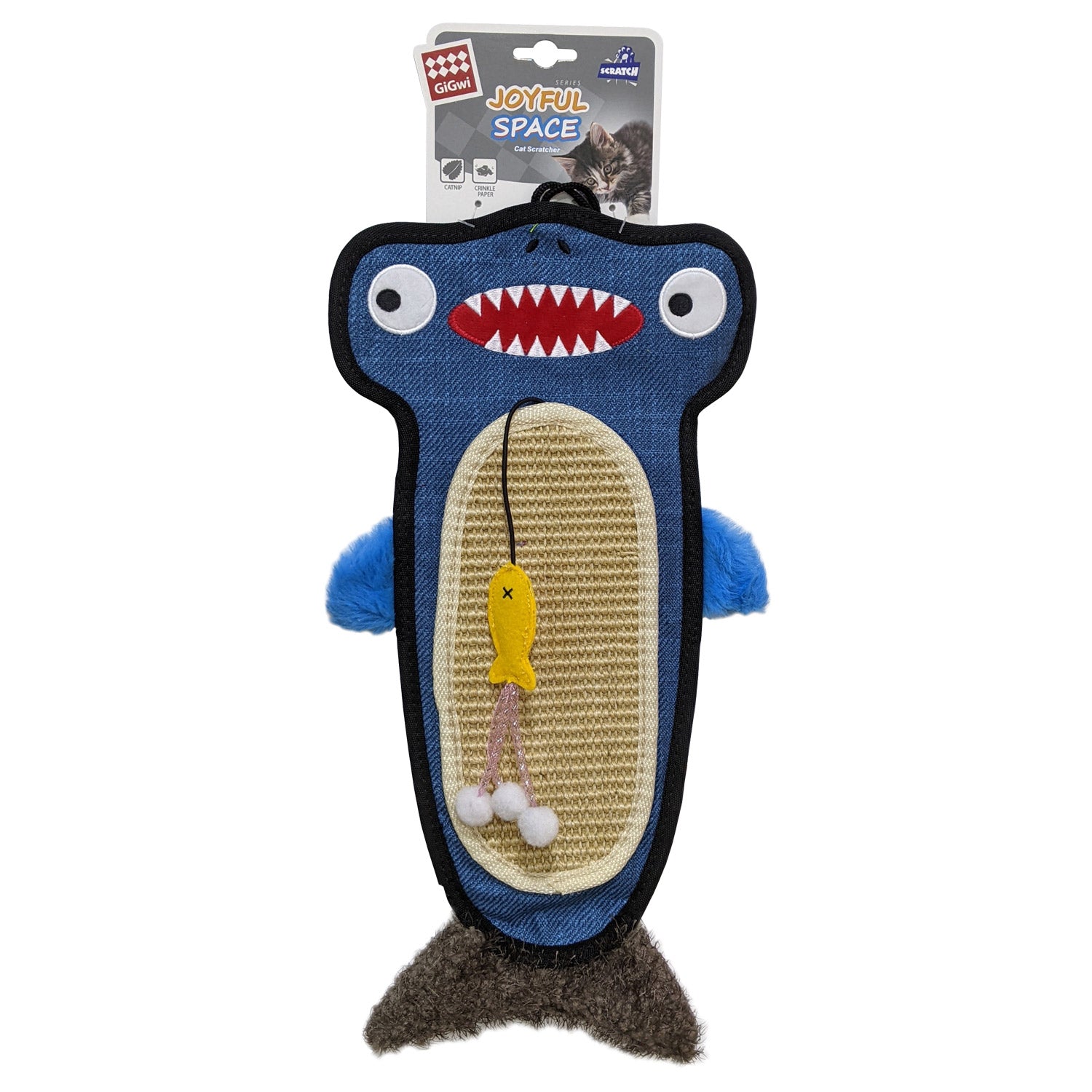 GIGWI Cat Scratcher with Catnip (Alligator)