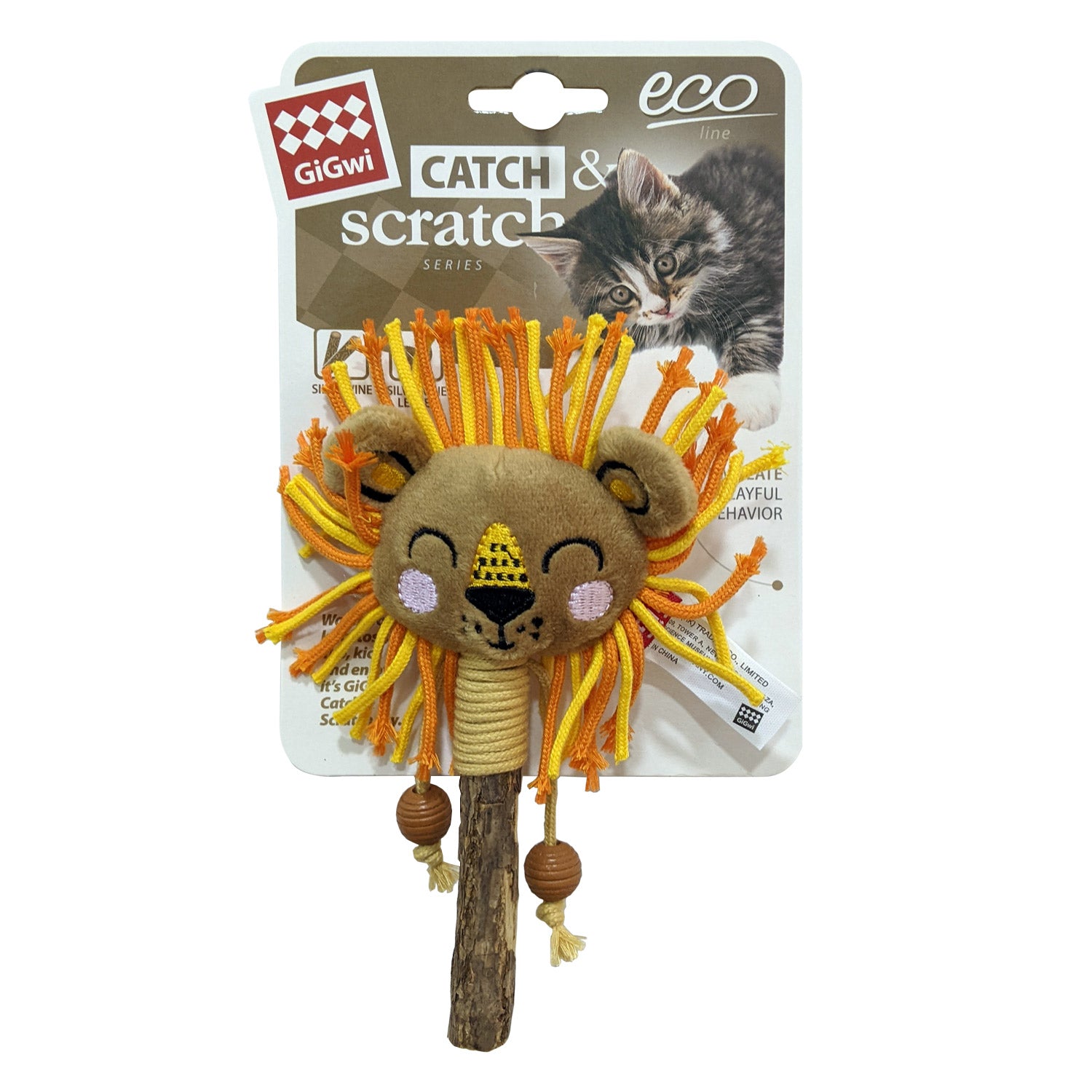 GIGWI Catch & Scratch Eco Line (Lion)
