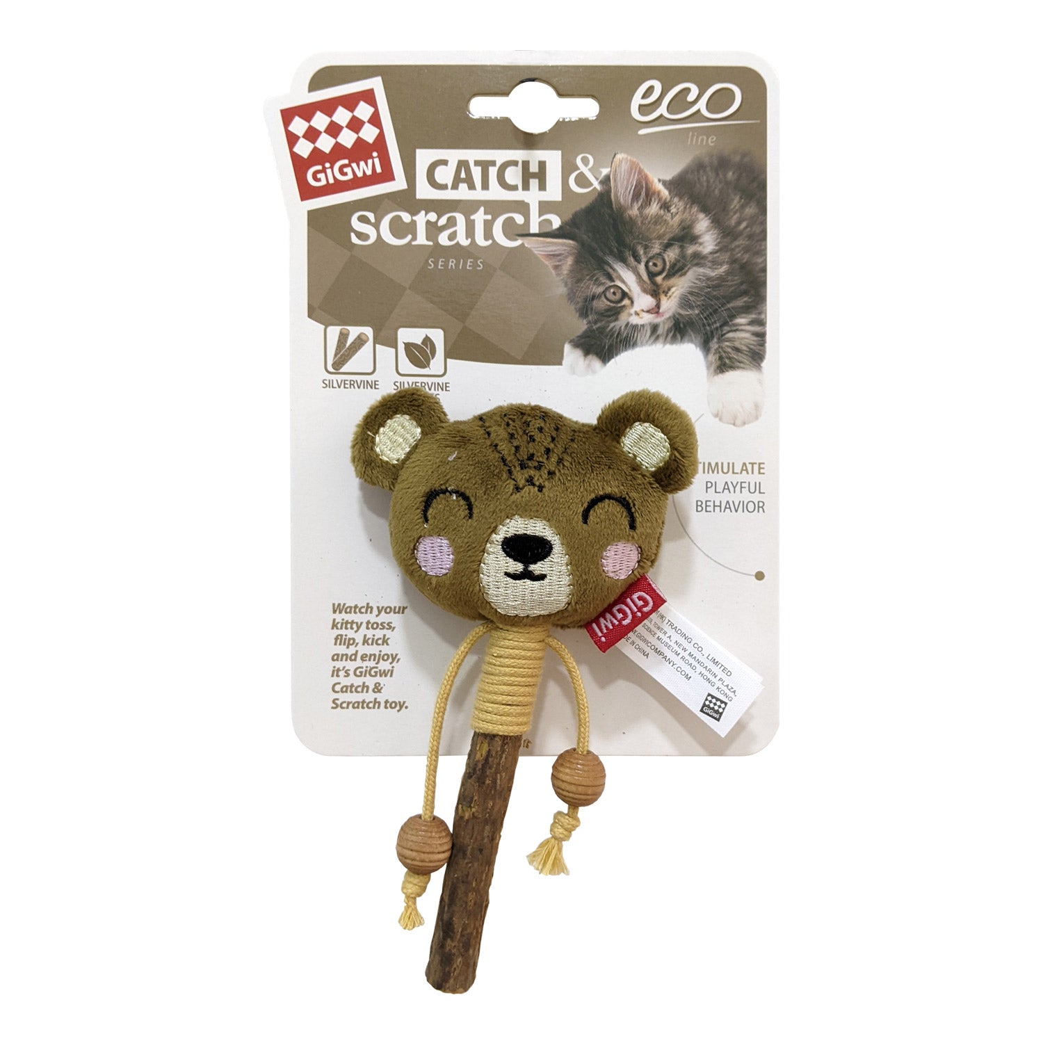 GIGWI Catch & Scratch Eco Line (Bear)