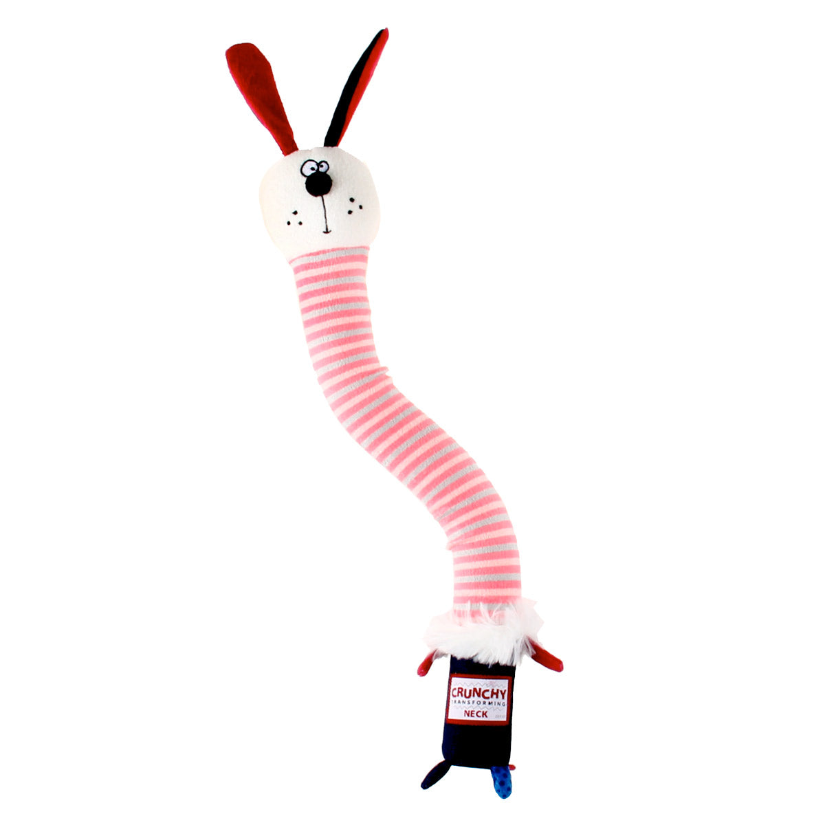 GIGWI Crunchy Neck 'Plush Friendz' Rabbit (Small)