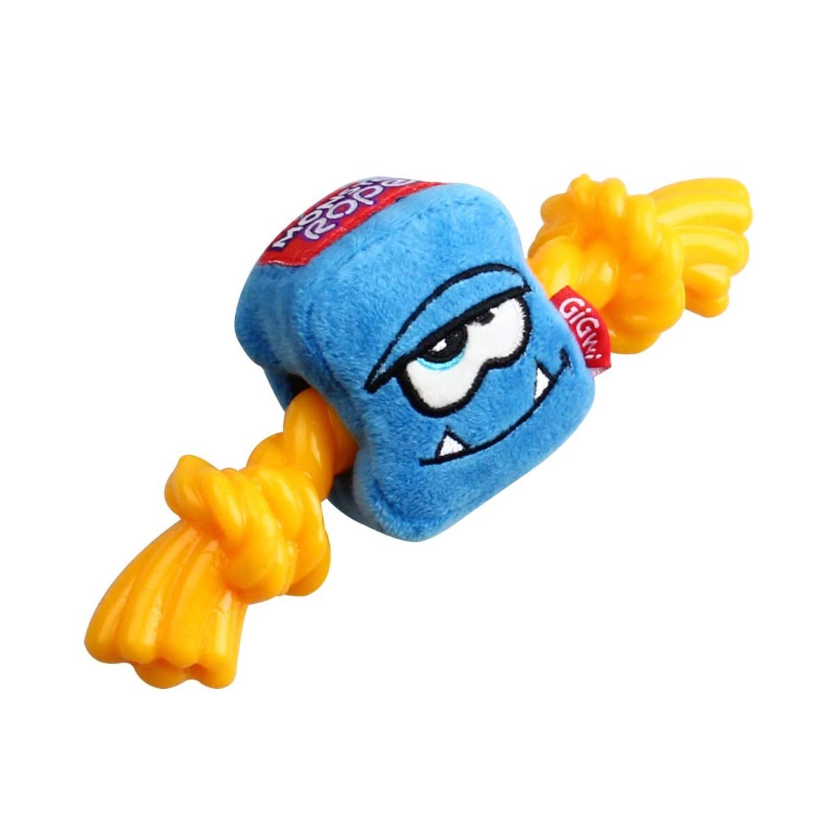 GIGWI Blue Monster Rope with Squeaker inside (Medium)