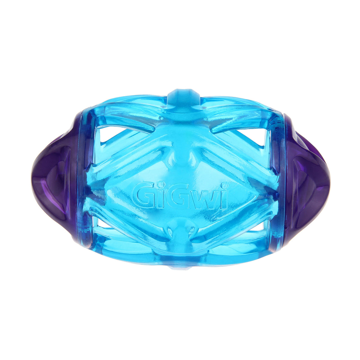 GIGWI TPR Rugby with Two LED (Blue)