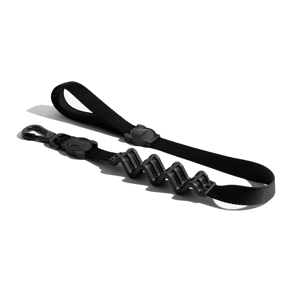 ZEE.DOG Black Ruff Leash (S)