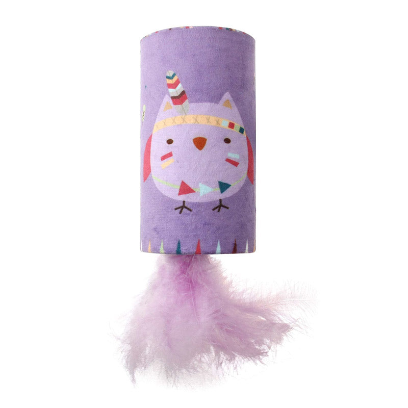 GIGWI Happy Indian "Melody Tube" with Sound Chip (Owl)
