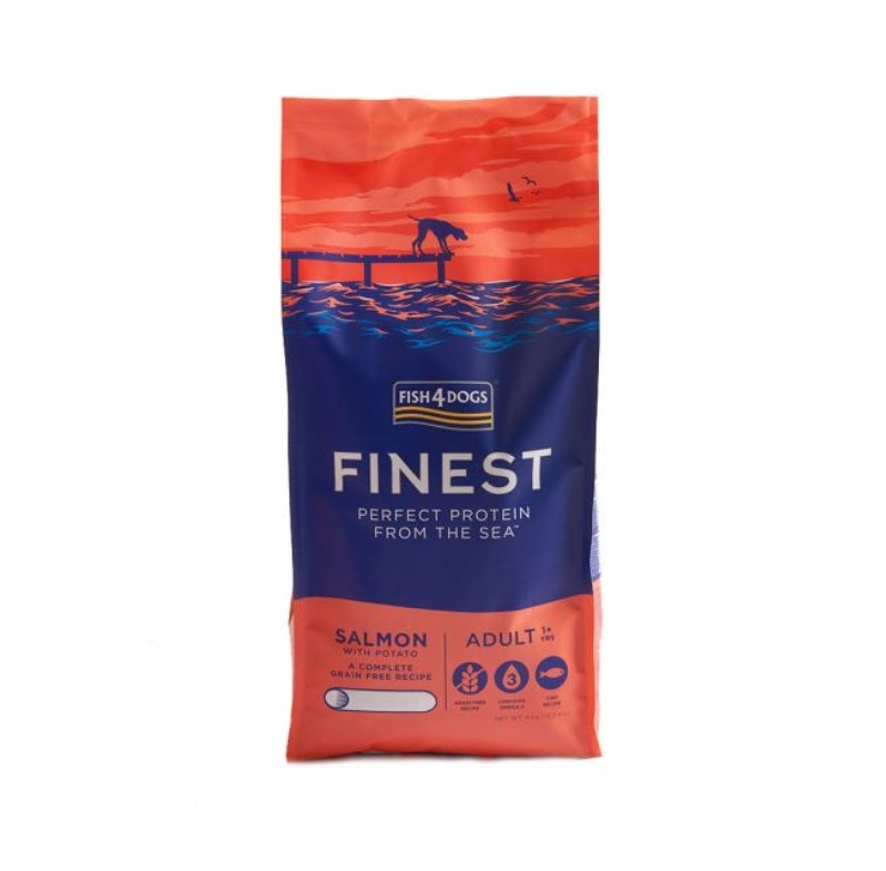 FISH4DOGS Adult Salmon Large Kibble