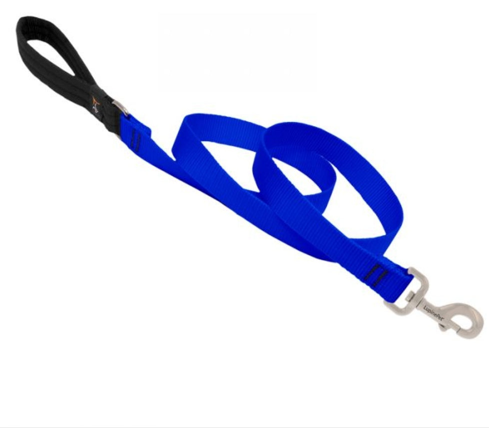 LUPINE PET Basic Solids Padded Leash