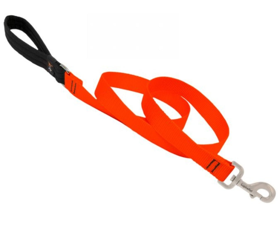 LUPINE PET Basic Solids Padded Leash
