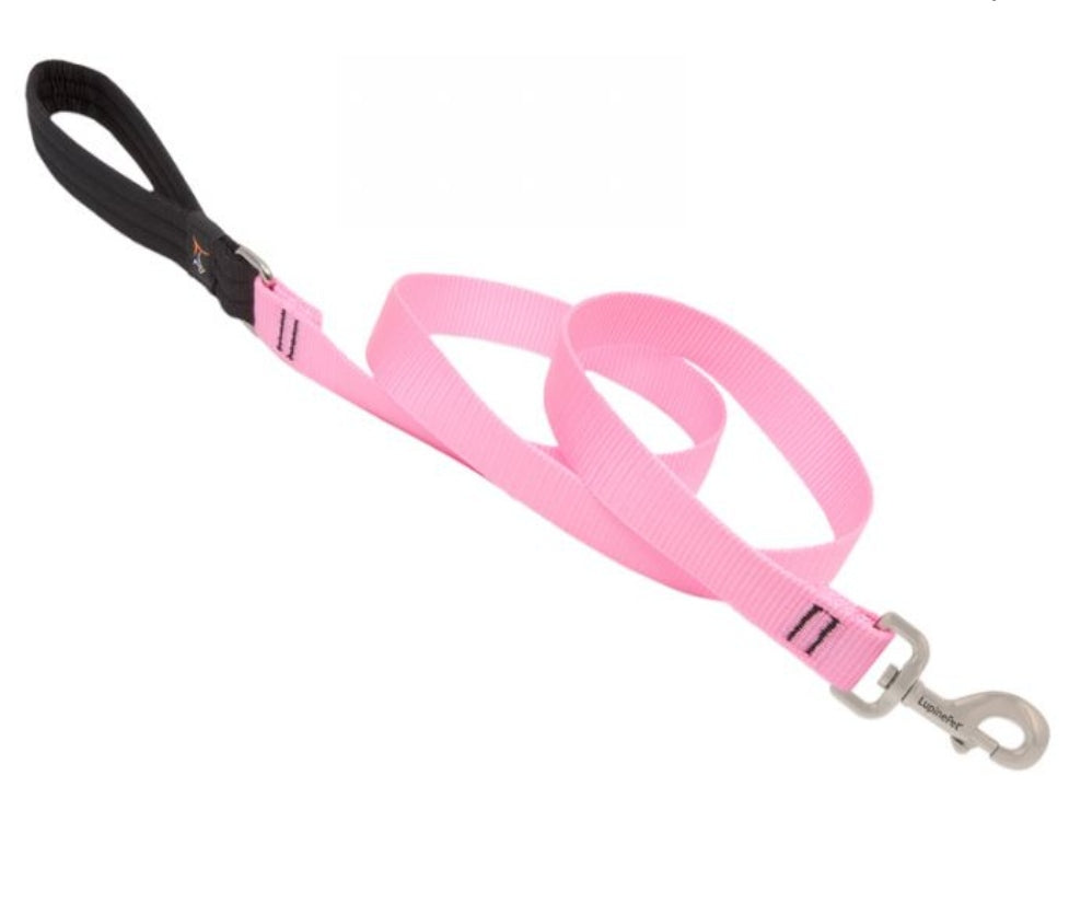 LUPINE PET Basic Solids Padded Leash