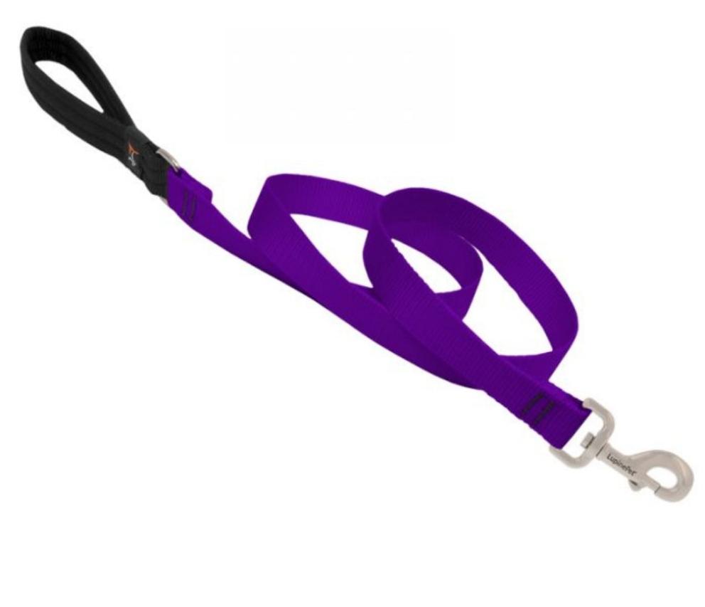 LUPINE PET Basic Solids Padded Leash