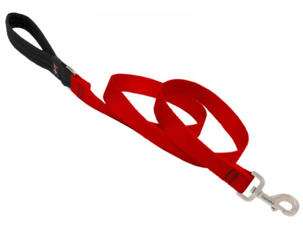 LUPINE PET Basic Solids Padded Leash