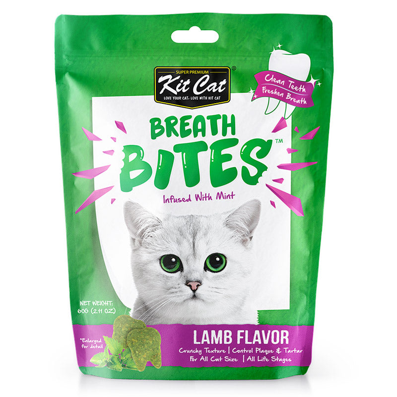 KIT CAT Breath Bites Cat Treats 60gr (Various Flavors)