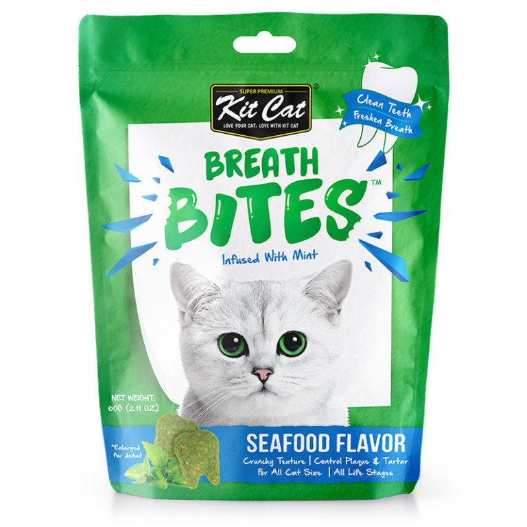 KIT CAT Breath Bites Cat Treats 60gr (Various Flavors)