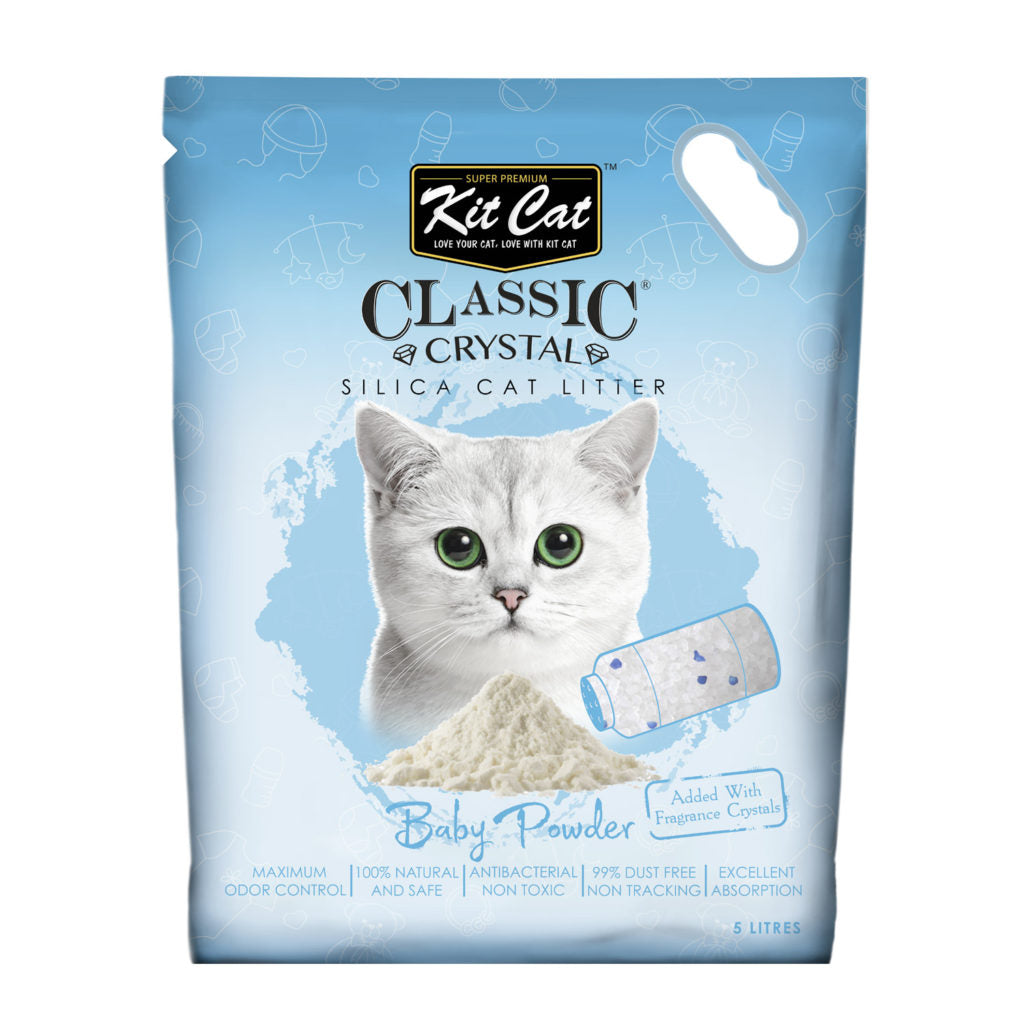 KIT CAT Classic Crystal Litter 5L (Various Scents)