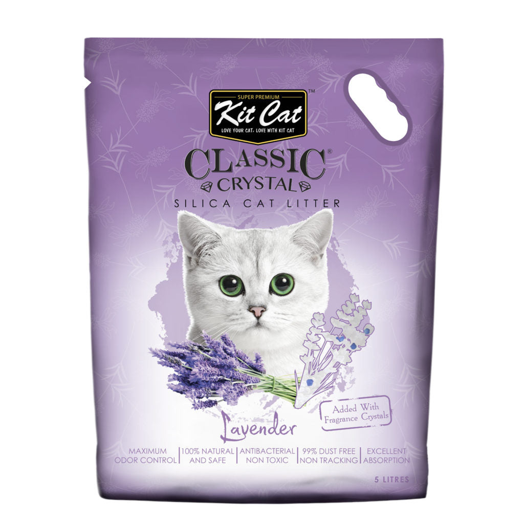 KIT CAT Classic Crystal Litter 5L (Various Scents)