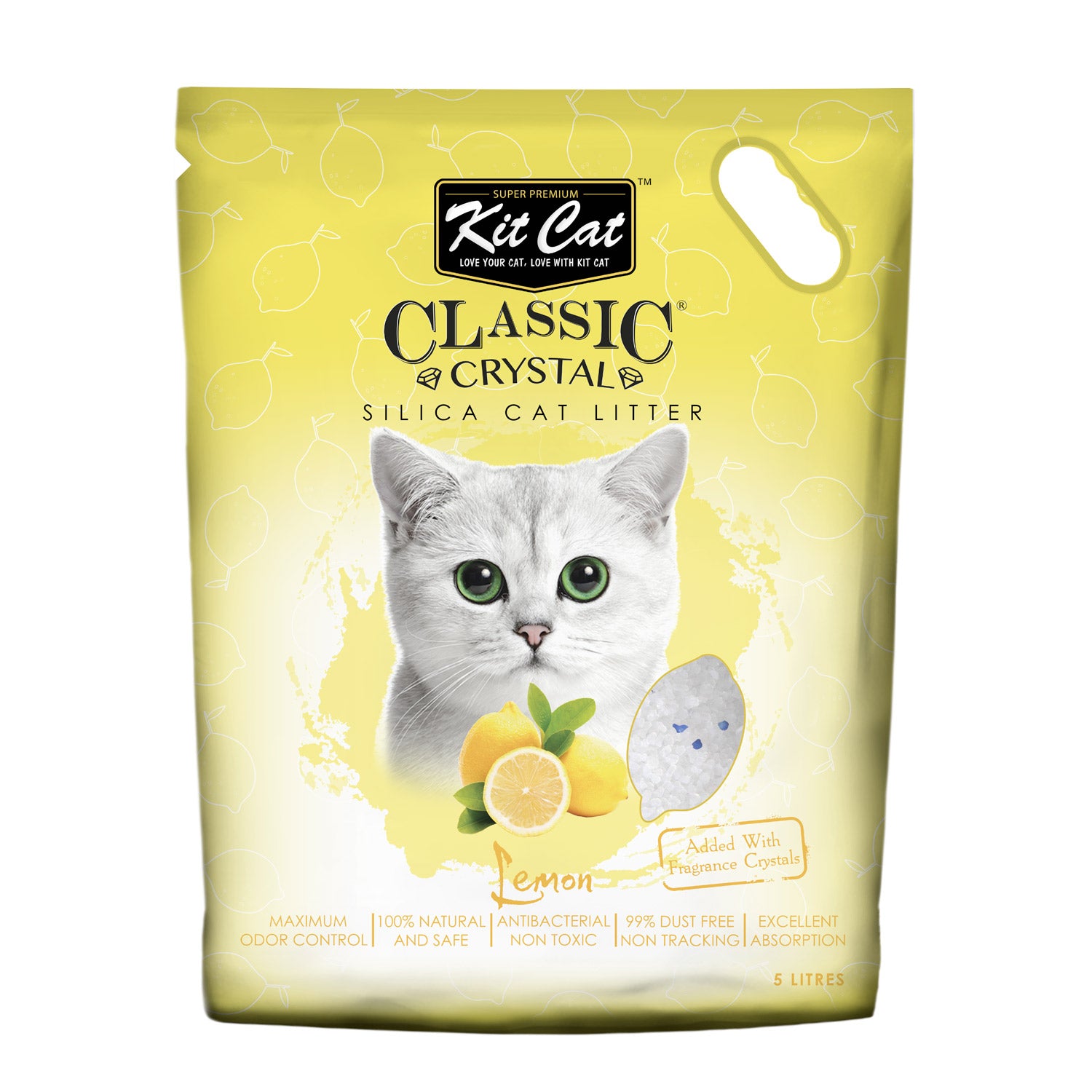 KIT CAT Classic Crystal Litter 5L (Various Scents)