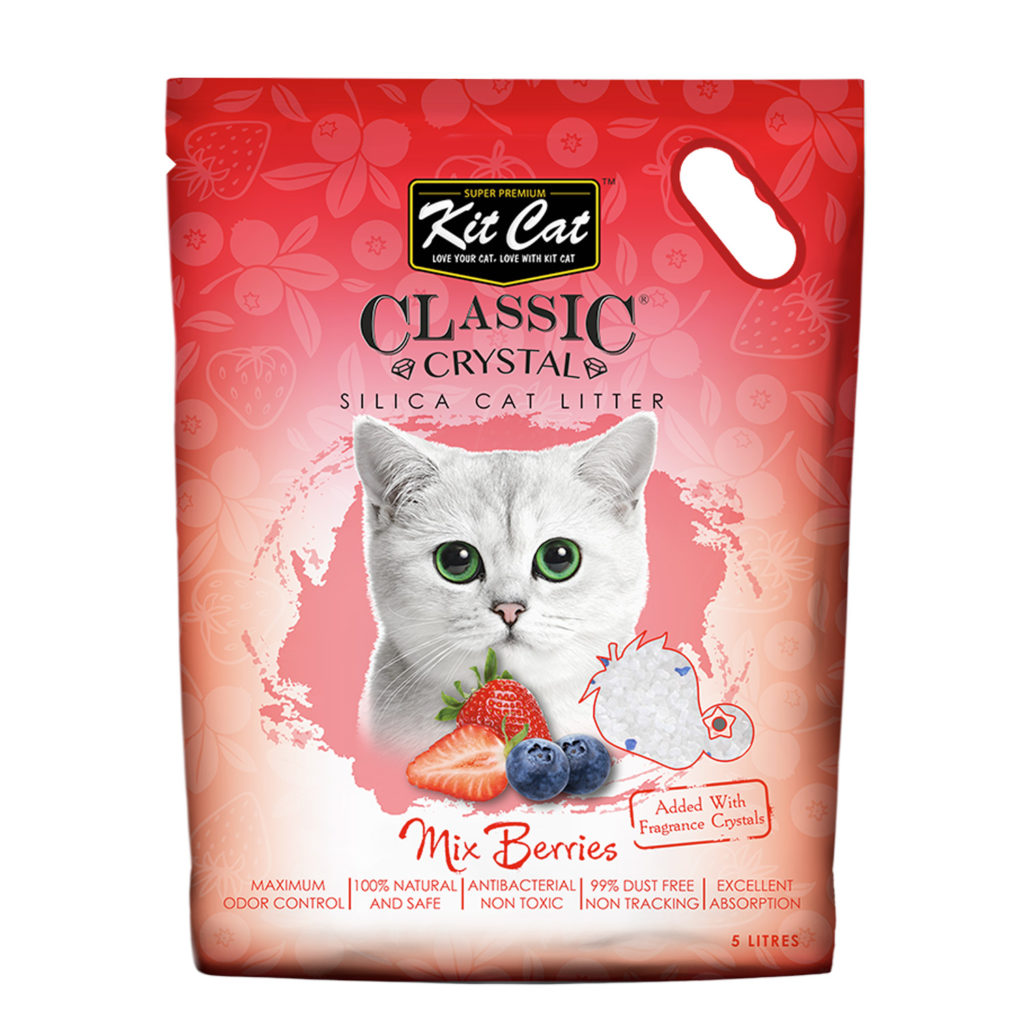 KIT CAT Classic Crystal Litter 5L (Various Scents)