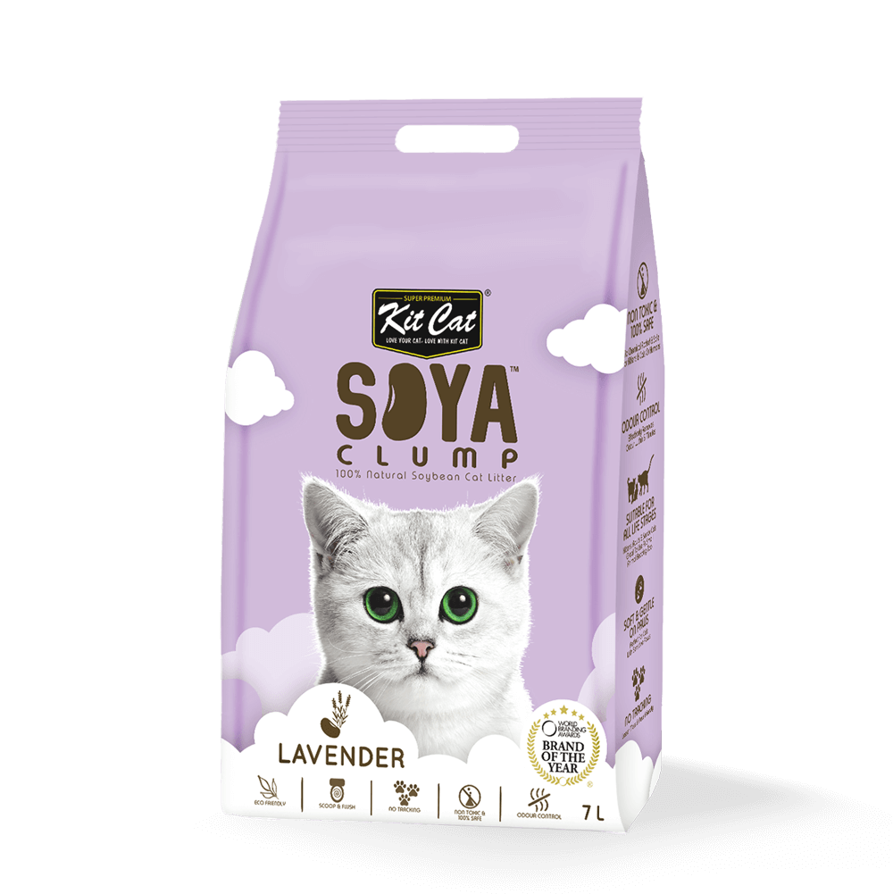 KIT CAT Soya Clump Soybean Litter 7L (Various Scents)