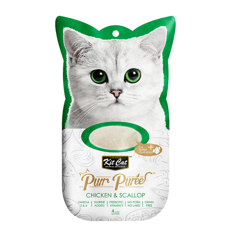 KIT CAT Purr Puree 4 Sachets (Various Flavors)
