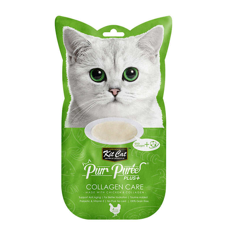 KIT CAT Purr Puree Plus+ 4 Sachets (Various Flavors)
