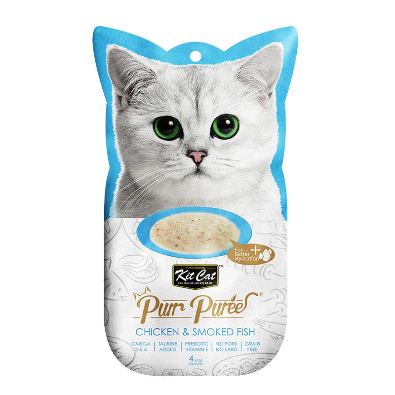 KIT CAT Purr Puree 4 Sachets (Various Flavors)