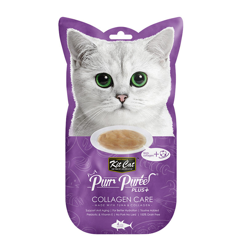 KIT CAT Purr Puree Plus+ 4 Sachets (Various Flavors)