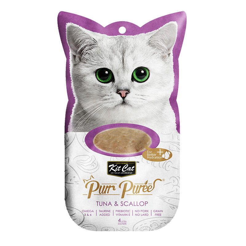 KIT CAT Purr Puree 4 Sachets (Various Flavors)
