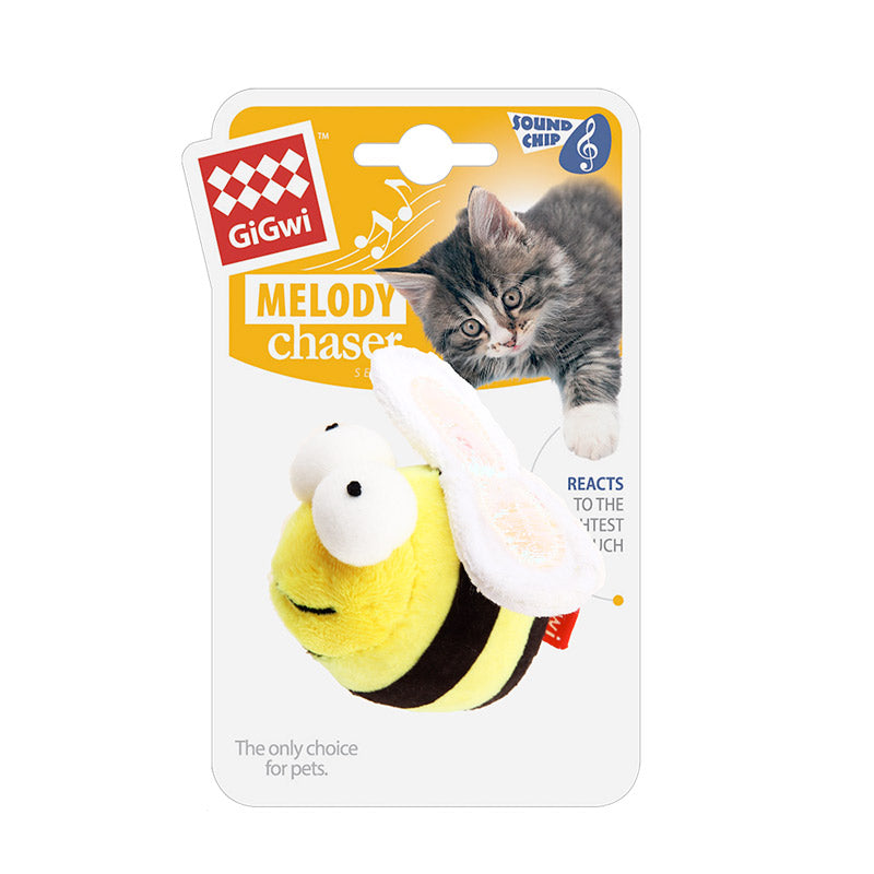 GIGWI "Melody Chaser" Motion Activated Chip (Bee)