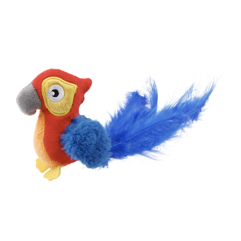 GIGWI "Melody Chaser" Motion Activated Chip (Red Parrot)