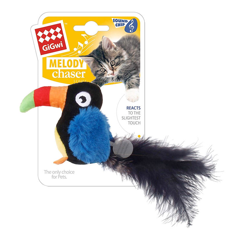 GIGWI "Melody Chaser" Motion Activated Chip (Toucan)