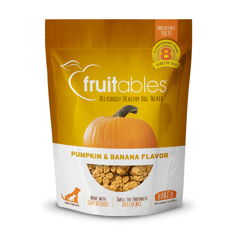 FRUITABLES Pumpkin & Banana Dog Treats 198gr