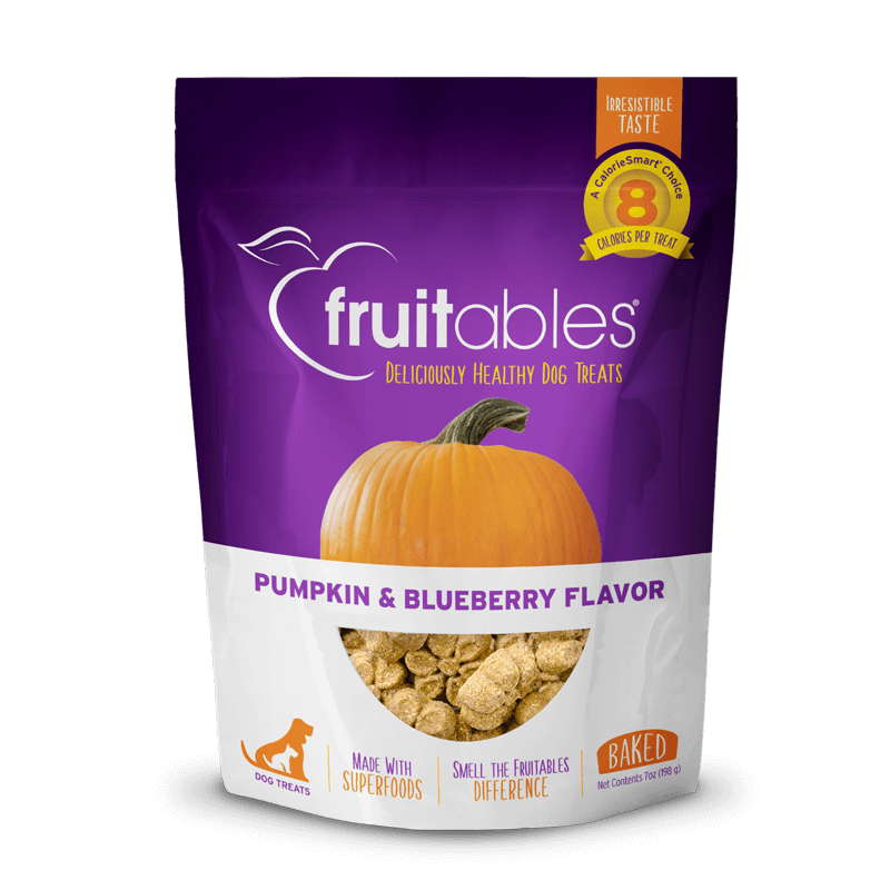 FRUITABLES Pumpkin & Blueberry Dog Treats 198gr