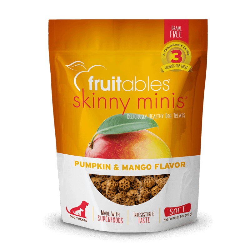FRUITABLES Skinny Minis Pumpkin & Mango Dog Treats 141gr