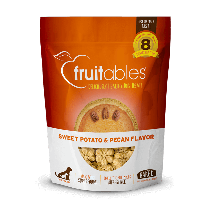 FRUITABLES Sweet Potato & Pecan Dog Treats 198gr