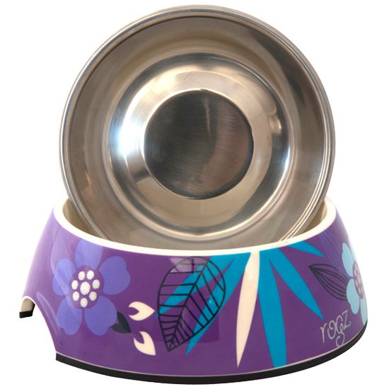 ROGZ Bubble Bowl Purple Forest ( Small 160 ml)