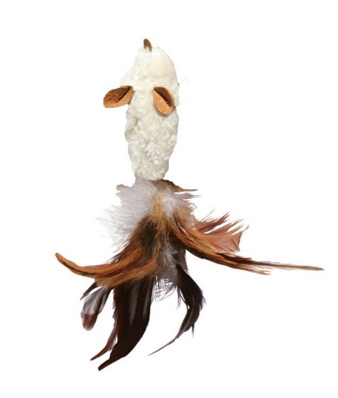 KONG Cat Toy Catnip Feather Mouse