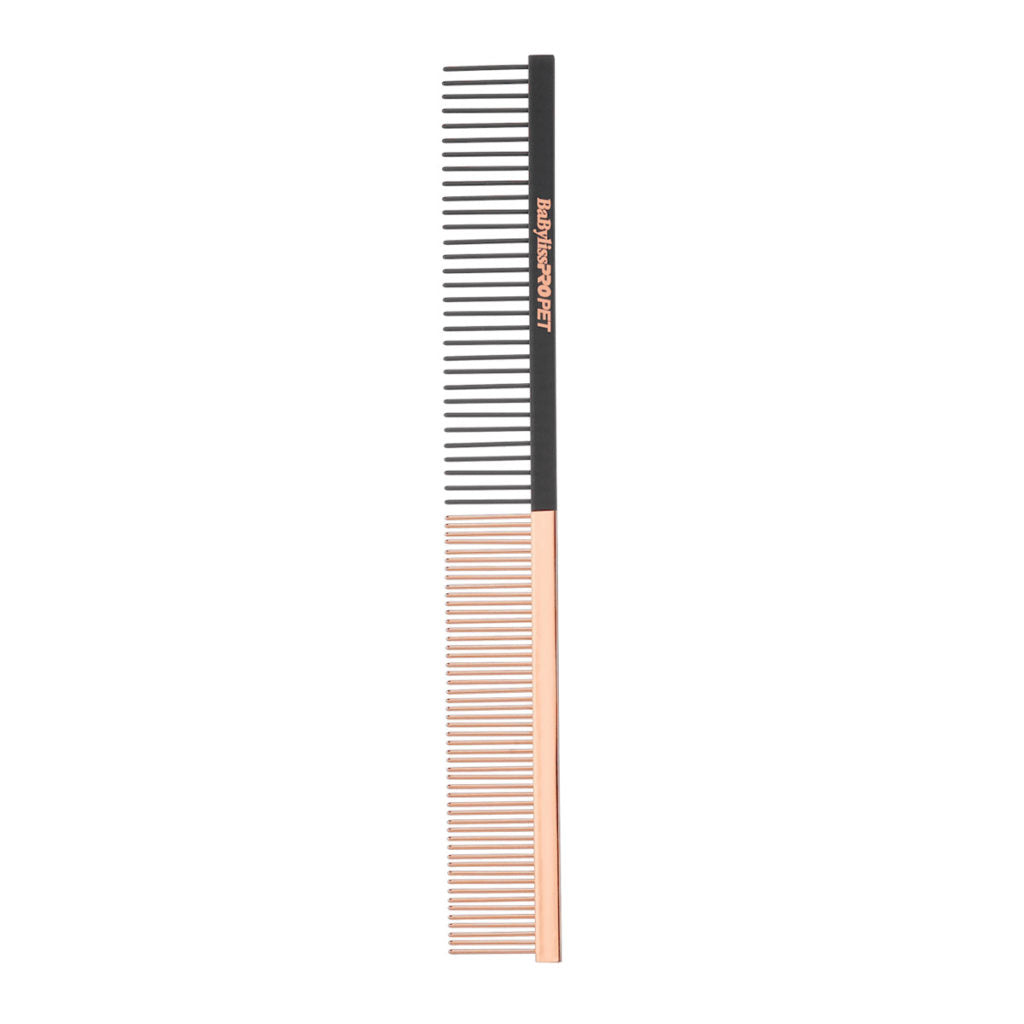 BABYLISS PRO PET Rose Gold/Black Comb Medium