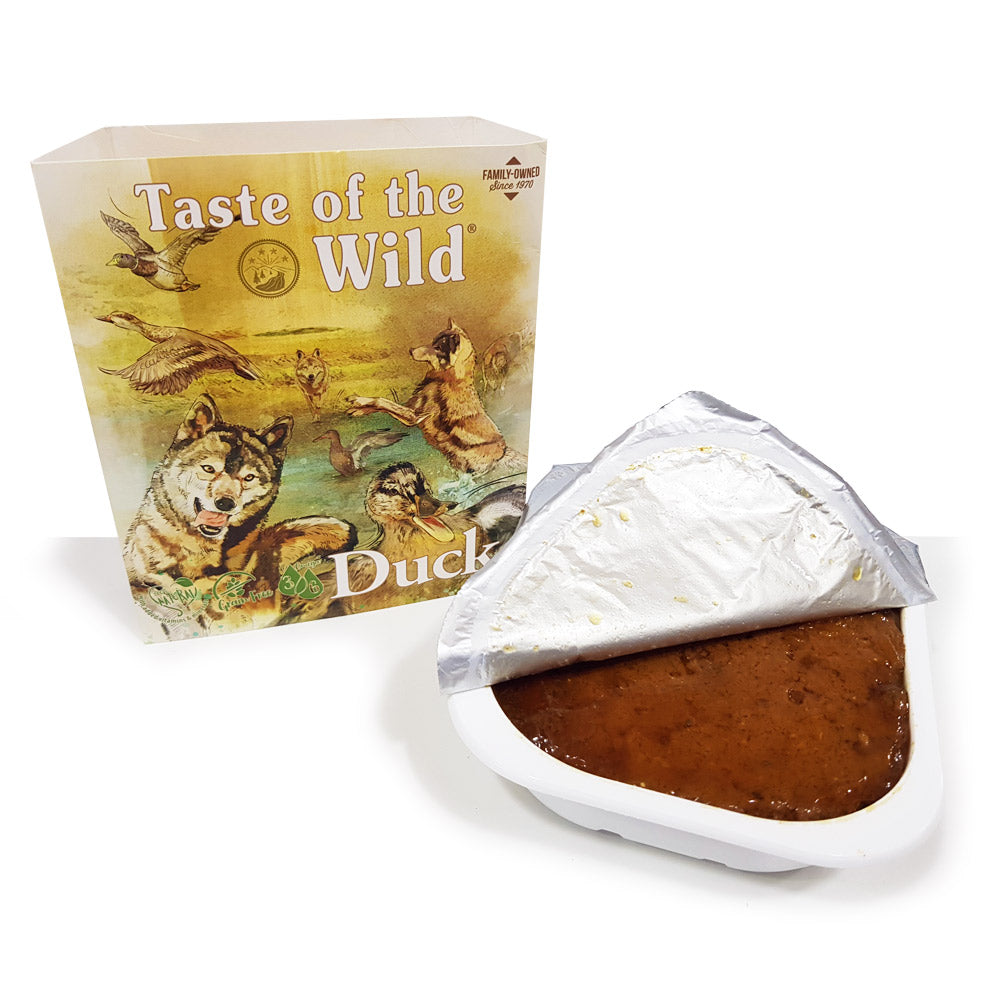 TASTE OF THE WILD Wet Food Tray (Duck Fruit & Veg)