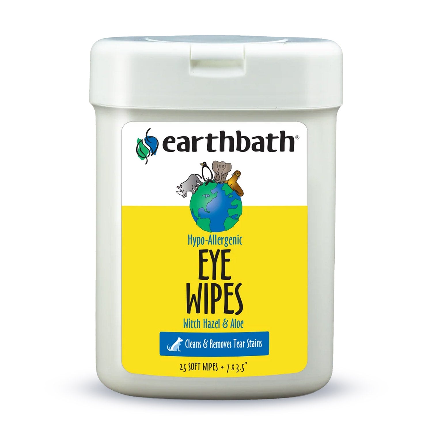 EARTHBATH Eye Wipes (Hypo-Allergenic Fragrance Free) 25ct