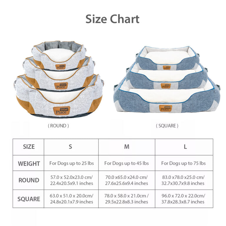 GIGWI Place Cushion Luxury Dog Bed