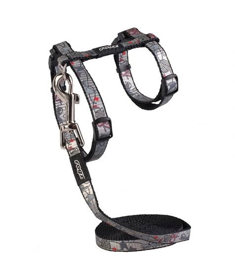 ROGZ ReflectoCat Harness Black