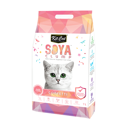 KIT CAT Soya Clump Soybean Litter 7L (Various Scents)