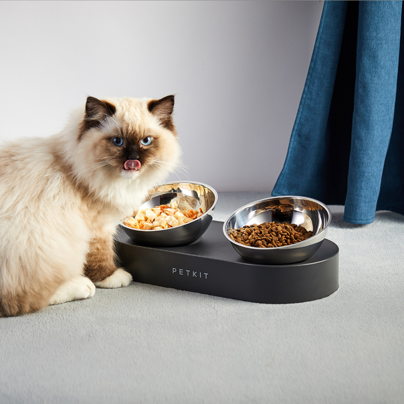 PETKIT Double Adjustable Feeding Bowl Stainless Steel