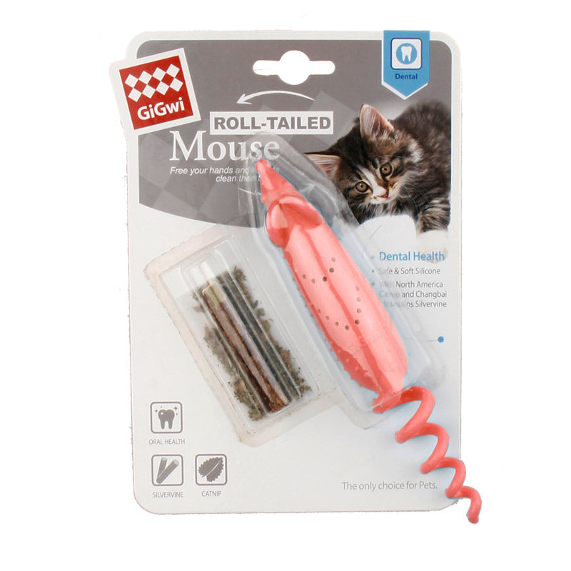 GIGWI Roll Tailed Mouse